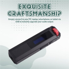 Lecteur de Musique HiFi MP3 DAC USB CS43131 Mode DAC PCM 24 Bits/192 KHz DSD256 Sortie 3,5 mm Noir