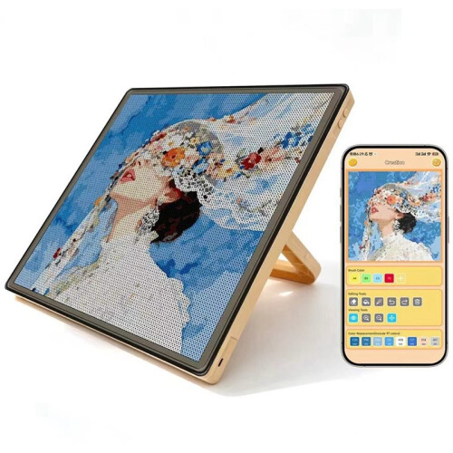 LED Digital Display DIY Pindou Bean Board  Screen Animation Programming APP Control Pindou Gift Toy