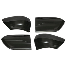 4Pcs Car Tail Light Taillight Cover Brake Lamp Cap Smoked Black for Grand Cherokee 2014-2021