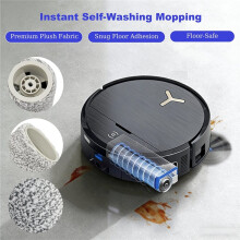 For M14 Robot Vacuum Accessories Kit: Main Brush, Mopping Rollers, Dust Bags, HEPA Filters