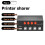 USB 2.0 Printer Sharing Device with 4 in and 1 Out 1-to-4 Driverless Multi-Computer USB  for PC Scanner Computer 4