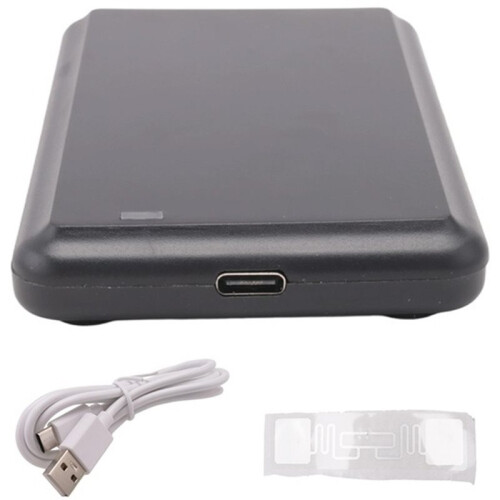 USB UHF Tag Reader ISO18000-6C 6B 860-960MHz Read and Write HID-USB Virtual COM Output Adjustable 2