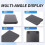 USB UHF Tag Reader ISO18000-6C 6B 860-960MHz Read and Write HID-USB Virtual COM Output Adjustable 6