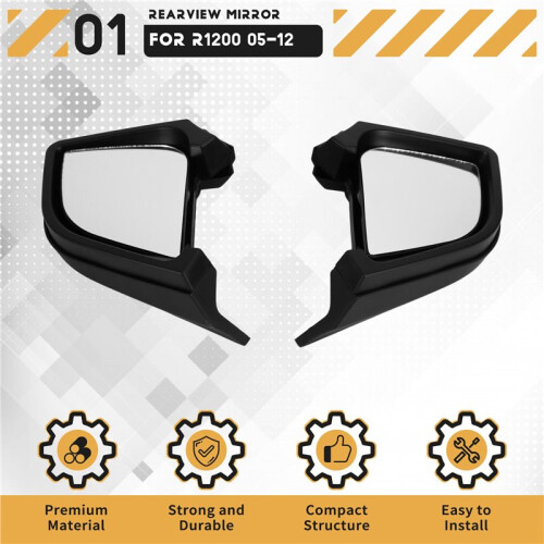 Motorcycle Rearview Mirror Side Mirror for  R1200 2005-2012 Motorcycle Accessories 1
