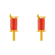 2X Mason with Handle, Twisted 540 FT 18 Reloadable Reel, Braided Nylon String for Gardening or Masonry Tools
