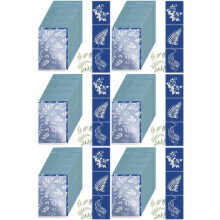 180 Hojas de Papel de Cianotipo, Kit de Papel de Arte Solar, Papel de Dibujo Solar, Papel de Impresión Natural para Niños, Adultos, Manualidades