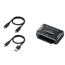 M2 NVMe to USB 3.1 10Gbps 2.5 Inch SSD Adapter for 2230 2242 2280 22110 M2 SSD Enclosure Docking Base