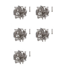 250 Stuks 80 mm Metalen Franse Clips Haarelastiekjes Haarspeldjes - Zilver