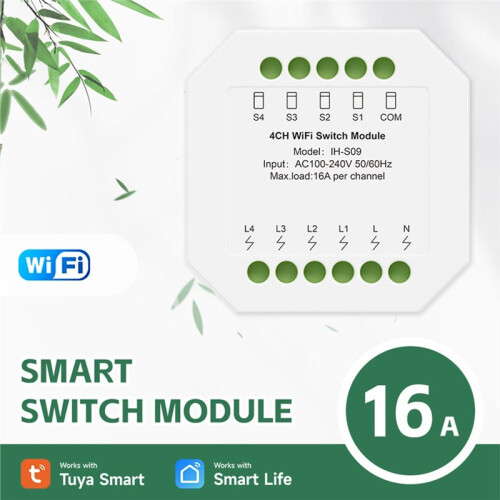 4CH WiFi  Module AC100-240V   Module  Life App Remote Control  Life Controller 2