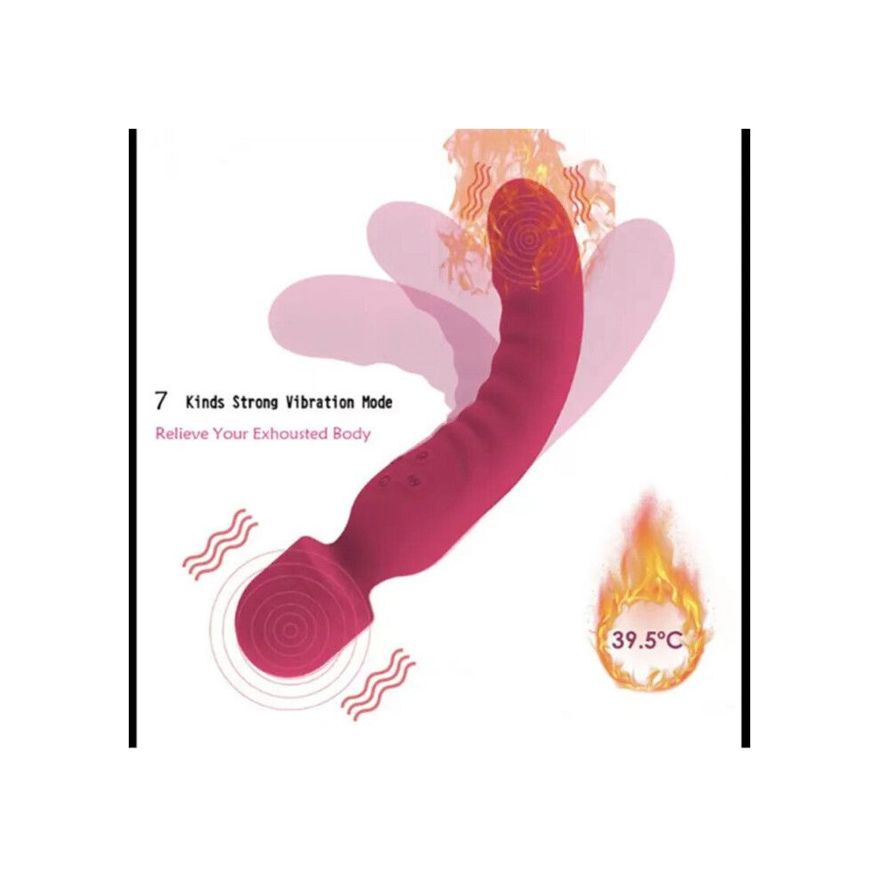 Waterproof Female Intimate Massager, Silicone Clitoral and G Spot Stimulator