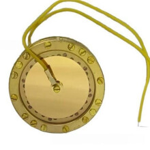34 mm Condensatormicrofooncapsule met Groot Membraan, Type K67, Dubbelzijdig Verguld, voor Opnamestudio-Microfoons (Doe-Het-Zelf)