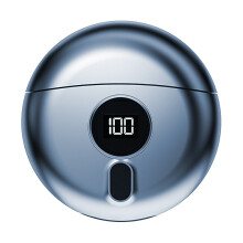 Rasoir électrique portable rechargeable, tête de coupe amovible, coffret cadeau de rasage compact pour homme - Bleu