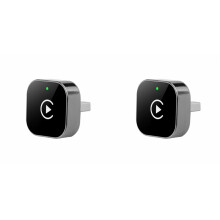 2X -Wireless-CarPlay-Adapter für IOS und für Android - Stecker und Spielen, Keine Batterie Erforderlich, Kompatibel mit Verschiedenen Autos
