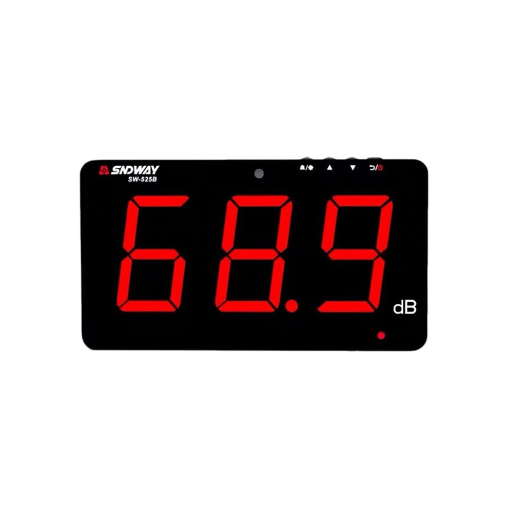 Sndway Sw 525B Db Meter Decibel Monitor Large Screen Sound Level Meter Noise Gauge Audio Tester Decibelimeter 6033409404517
