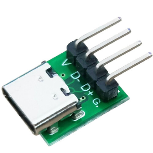 10PCS USB 3.1 Type-C 16 Pin Test Breakout Board USB 3.1 Type C Connector 16 Pin Test PCB Board for Data  Wire Cable 1
