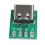 10PCS USB 3.1 Type-C 16 Pin Test Breakout Board USB 3.1 Type C Connector 16 Pin Test PCB Board for Data  Wire Cable 3