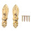 Screw Mount Curtain Tassel Tie Back Tieback Wall Hooks 16PCS Gold Tone 2