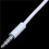 3pcs 3.5mm Plug Audio AUX to USB 2.0 Plug Adapter Charging Cable 1M White 7