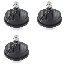 3X Brandstoftankdop, Normaal Afsluitbaar met 2 Sleutels voor 1992-2018 voor 2004, 31780, 12495845, 15070013