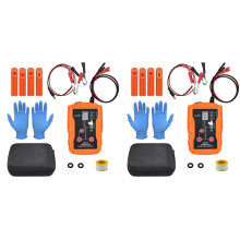 2X Aermotor Em288 Auto-Kraftstoffeinspritzdüsen-Tester mit Reinigungswerkzeug-Kit, 8 Pulsmodi, Kraftstoffeinspritzdüsen-Tester-Tool