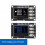0.96 Inch OLED Display Module with 4-Key Menu Control I2C SSD1306 128x64 Resolution 3.3V Screen Board A 2