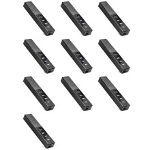10X 3 im 1 Computer Lautsprecher mit Mikrofon und Hubs USB Konferenz Lautsprecher, PC Mikrofon für Videokon Ferenzen