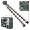 2X Multi Functional for  Front Panel Connector Adapter Cable for Computer Case Server Switches Extension Cord 7