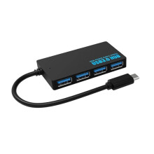 USB 3.0 Hub High Speed 4 HUB Adapter Datenkabel High Speed 4 USB 3.0 Hub C Typ-C Splitter Expander Mehrere