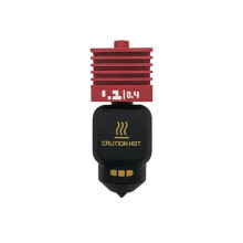 Upgraded Hardened Steel Hotend Nanoscale Composite Coating 0.4mm Nozzle Replacement for  P2S X2D 3D Printer