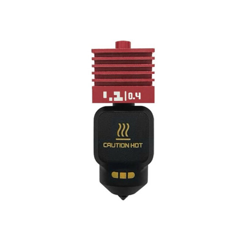 Upgraded Hardened Steel Hotend Nanoscale Composite Coating 0.4mm Nozzle Replacement for  P2S X2D 3D Printer