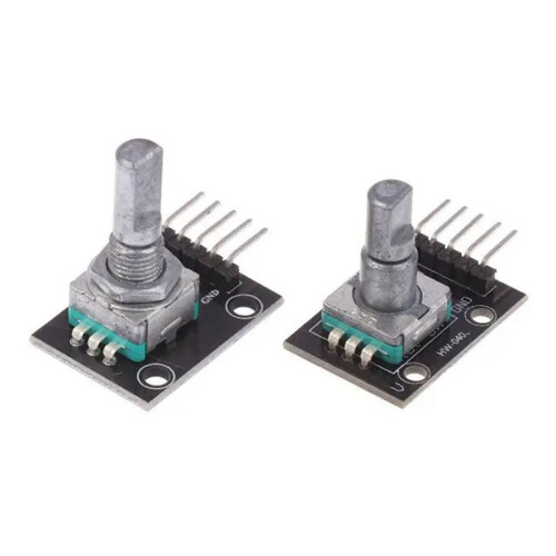 2PCS for  Micro Controller Use Adjustable Encoder Module KY-040 Rotary Encoder Module with 15x16.5 mm with Knobs 1