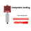 Upgraded Hardened Steel Hotend Nanoscale Composite Coating 0.4mm Nozzle Replacement for  P2S X2D 3D Printer 3