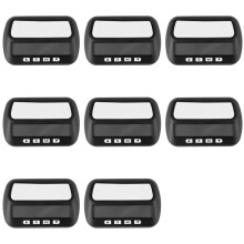 8X Horloge D'Échecs, Minuterie D'Échecs Numérique et Minuterie de Jeu, Horloge Professionnelle Portable Polyvalente 3 en 1 Noire