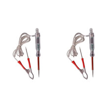 2X Car Truck Voltage Circuit Tester Digital Display Long Probe Test Pen Light Bulb Automotive Repair Diagnostic Tools