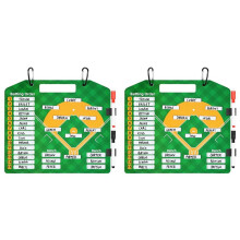 2X Magnetic Baseball Lineup Board, Dry EraseCoach Lineup Board, Reusable Softball Lineup Board for Baseball Coaching