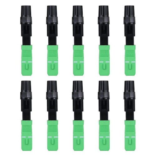 20pcs SC APC Optical Fiber Fast Cold Quickly Connector Optic Cable Adapter Singlemode 1