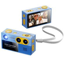 4K Retro Keychain Thumb Camera Built-in Flash Outdoor Sports Camera Video Filming Children Filters Camera As Shown