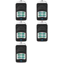 5X Neue Garagentor-Rollcode-Super-Metall-Vier-Tasten-Kopier-Funkfernbedienung 433 MHz Kopiersicherheitsschutz