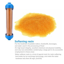 8X Vervangend Waterfilter Hervulbare T33-Behuizing DIY Waterfilter Vullen met Ionenuitwisselingshars Transparante Omgekeerde Osmose