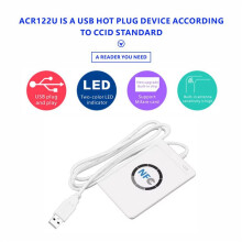 3X ACR122U RFID IC Card Reader Duplicator Contactless Writer Copier Writable Clone 13.56Mhz ID IC Card Copier