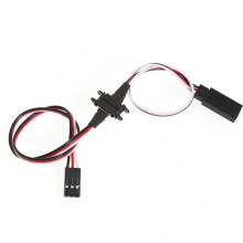 2X RC-Auto-Upgrade-Modell-Lichtgruppe, Magnetisches Kabel-Verlängerungskabel für  Red Spider RC-Autozubehör