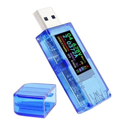 USB Voltage and Current Tester with Advanced Power Measurement Capabilities AT35 1