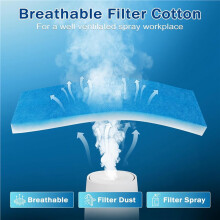 8 Pieces Paint Booth Filters,Portable Sprays Booth Filter,Paint Booth Exhaust Filters for Replace Airbrush Sprays A