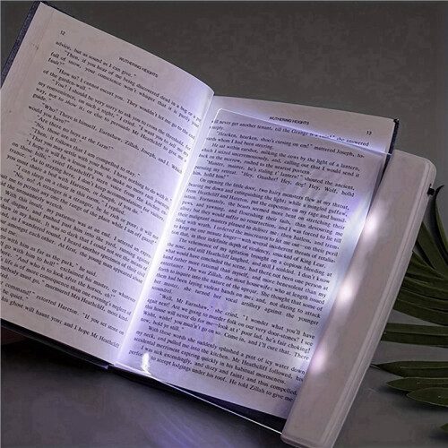 3X LED Flat Panel Night Vision Reading Light, Eye Protection Reading Light Student Night Reading Light White 2