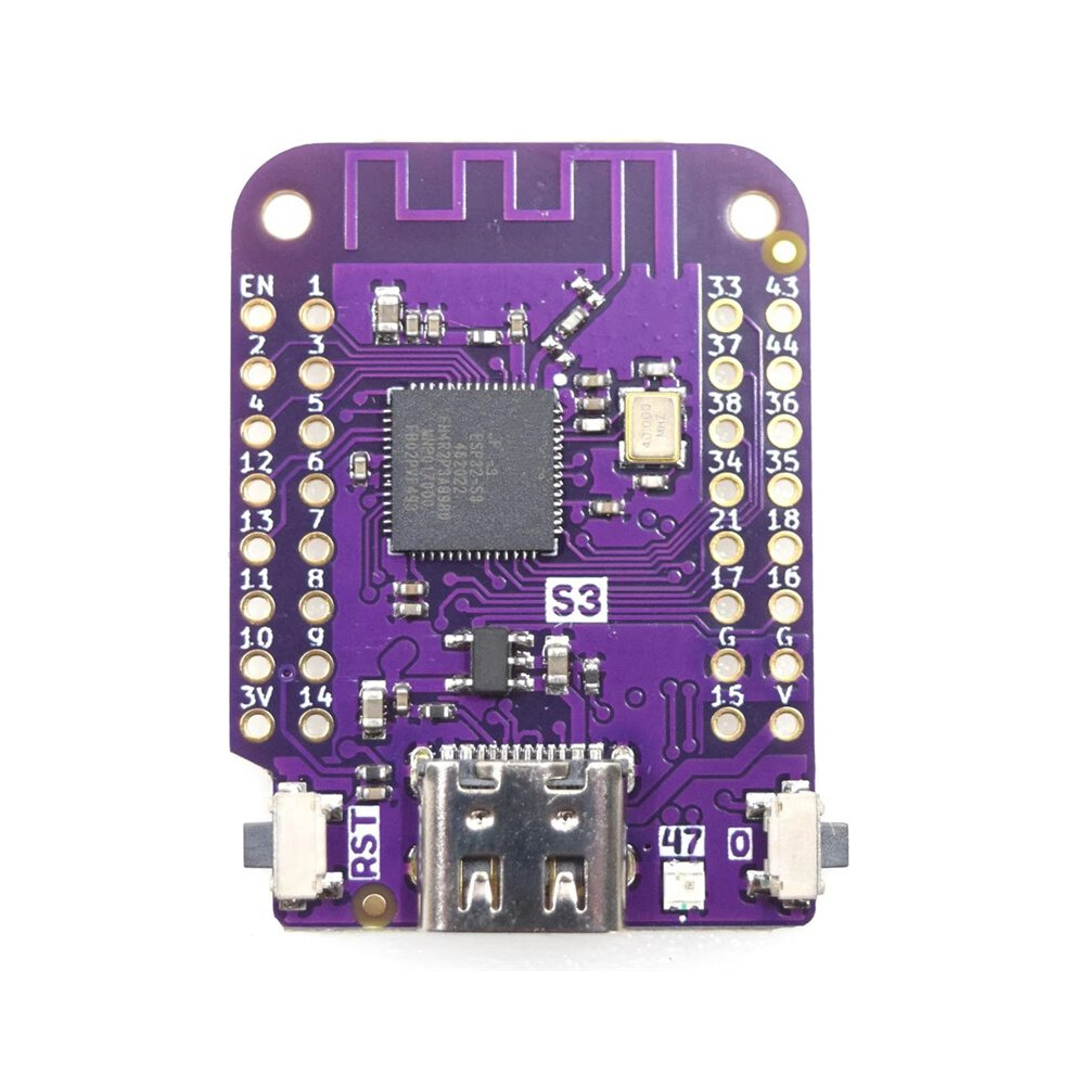 S3 V1.0.0 - For Lolin Wifi Iot Board Esp32-S3fh4r2 Esp32-S3 4Mb Flash 2Mb Psram For Micropython 6031897892168