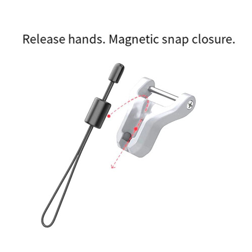 4X Maglink Quick Magnetic Buckle Base with Lanyard for Width Shoulder Strap Wrist Strap Enhanced Secure Attachment