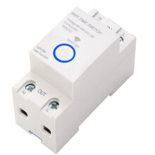 Timer WiFi Timer 2P 40A Programmable Tuya APP Control Voice Control for Home