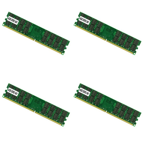 4X DDR2 4GB Large Capacity Memory RAM 240PIN PC2-5300 667MHz High Frequency Memory Module for Desktop Computer