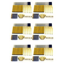 Woodturning Fancy Slimline Pen Kit Set X 30, Gold Finish, Twist Mechanism