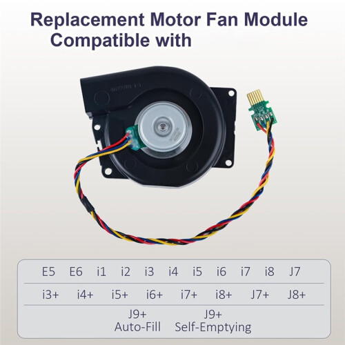 Replacement Motor Fan Module for   E5 E6 I1-I8+ J5-J9+ Engine Ventilation Assembly 2